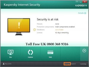 Fix Kaspersky update,kaspersky support uk